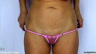 i love anabelle pync's panty ninja fashion show, her thong close up