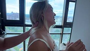 these legal age teens are getting exposed while having rough sex