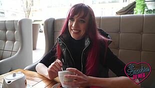 Beautiful French Brunette Enjoys Amateurs in European Threesome