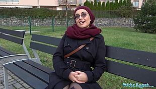 public agent tempts afghan beauty for cash fuck with big cock