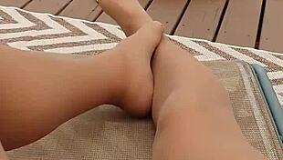 Hooterboy2 shows off his monster cock in pantyhose for a casual encounter