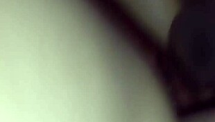 Wife using vibrator for anal play