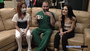 Dr Tampa experiments on Blaire Celeste backstage 😲