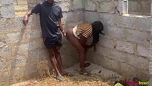 Outdoor Stroll Turns Wild with Babe Getting Nailed in River Yard