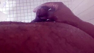 shower head brings lactating lesbian orgasm