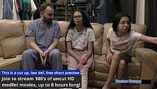 Dr Tampa Checks Angel Santana's Shaved Pussy And Ass In 2022 Backstage