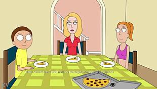 rick and morty summer footjob