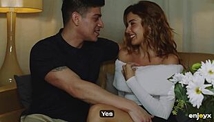 Petite latina Agatha Vega gets rough doggystyle sex from muscular Jason Carrera