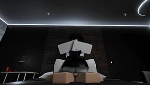 fucking my busty goth friend in roblox