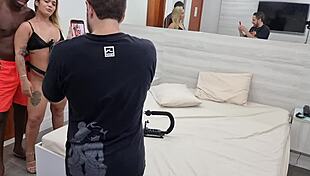 Man, recording with hot blonde Anny Lopes was wild with DPV and tons of cum!