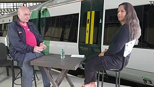 voyeur peeks at big tits ass game with cock close up