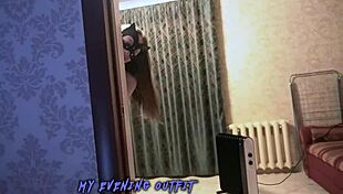 A 18 y.o. wife fucked by her husband’s friend in POV style