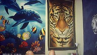 Behind scenes ebony takes italian dick in pov