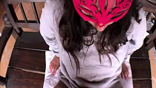 Cute college girl fucks her best friend hard in classroom!