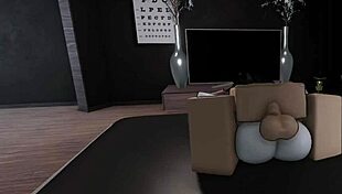 fucking my busty goth friend in roblox