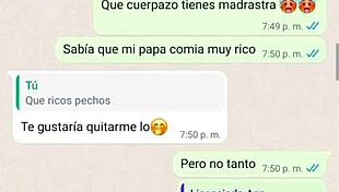 MATURE LATINA GETS WET PUSSY IN LINGERIE DURING WEB CHAT!