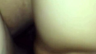 Wife using vibrator for anal play