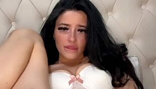 Horny British Student Fucks Herself!