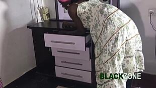 Small booty ebony teen 18+ shares bedroom interview details