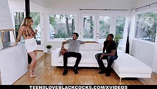 Karla Kush asks, 'Can I handle two black monster cocks in doggystyle?'