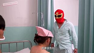 Nurse Gets Face Fucked In Hospital Room