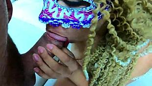 Mysterious Beauty Seduces Farmer In Cosplay