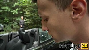 did you see that brunette seduce a guy in the woods and fuck him?