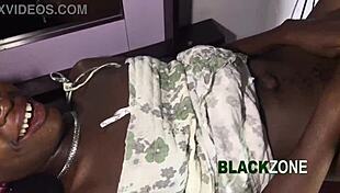 Small booty ebony teen 18+ shares bedroom interview details