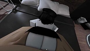 fucking my busty goth friend in roblox