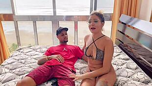 first beach trip with my girlfriend, and it’s wild, haha! 🏖️ we’re loving every second out here!