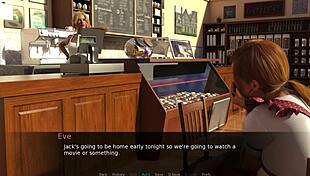 Blonde girls play x-ray eyes demo game