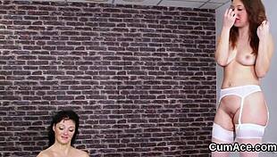 Horny Honey Swallows Every Drop of Cum on Her Face