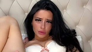 Horny British Student Fucks Herself!