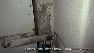 european brunette amateur public bang