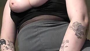 Tattooed Woman Fingers Pussy With Dildo And Vibrator, Squirting Orgasm