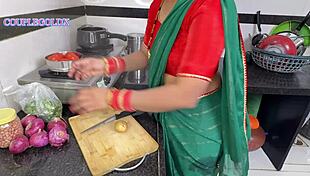 komol's brother-in-law enters kitchen for hardcore anal on wedding night