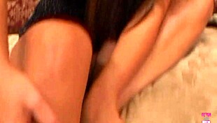 Foot Fetish Boyfriend Pleasures Brunette With Deepthroat