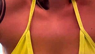 She almost gets expelled from Copacabana gym for wet bikini training