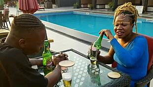 Ebony Goddess Meets Naija Pornstar In Exclusive Bar For Fun