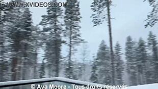 French Girl Masturbates And Fingers Pussy In Every Chalet Room!