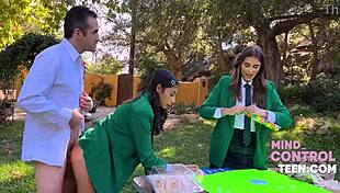 Holy! Teacher Freeuses Teen Geniuses Outdoors on a Wild Literary Quest!