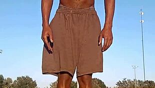 Pretty Skinny Brunette Tastes the Air in Homemade Scene with Husband and Father in Law