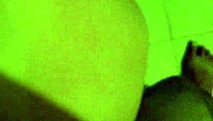 skinny slut gets fucked outdoors on balcony, cumshot follows 😏