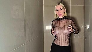 huge tits in shower