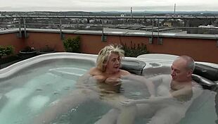 outdoor public hot tub fucking