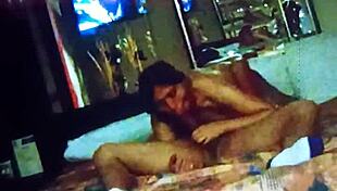 my cousin's ex-wife blows me and eats balls in motel