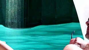 Girls Rimming Sensual And Dirty Poolside