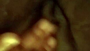 retro bbw black babe teases with striptease, rips clothes, and masturbates in blue film style