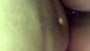 Rough fucking ebony girl with big ass in missionary