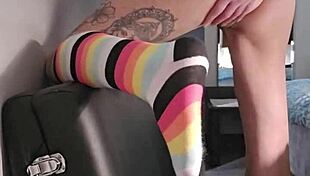 i am emy angel, touching and rubbing myself gently, feeling the pleasure build slowly